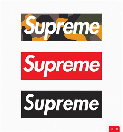 supreme box logo replica|all supreme box logos.